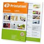 Printation – Universal étiquettes 105 x 39mm d'étiquettes blanches 1400 de Courrier 100 feuilles de taille A4/A5
