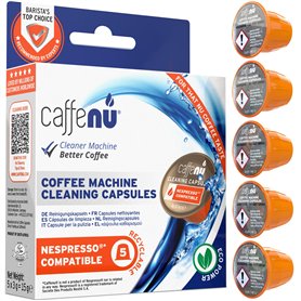 Lot de 5 Capsules de Nettoyage Caffe Nu pour Machine à café Nespresso Lot de 5 Capsules de Nettoyage Caffe Nu pour Machine à café Nespresso