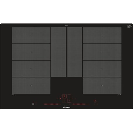 Siemens EX801LYC1E plaque Noir Intégré (placement) Plaque avec zone à induction 4 zone(s)