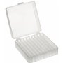 Neolab 2 1967 Neobox 100 Boîtes de rangement empilables en polypropylène pour fioles – 12 mm Transparent