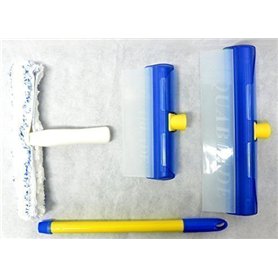 AquaBLADE Set Nr. 1 - 1 x Kleiner et généreuse Essuie-glace avec Lèvre de silicone, Canal externe Réservoir récupération l'eau,  AquaBLADE Set Nr. 1 - 1 x Kleiner et généreuse Essuie-glace avec Lèvre de silicone
