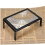 Honfitat Led A4 Page Grandes Mains Libres Loupe 3 X Loupe Lecture & Cordon