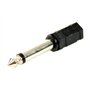 Plugger Adaptateur mini Jack femelle/mâle mono Noir