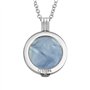 Quiges Plaqué Argent Acier Inoxydable Interchangeable Coin Medaillon Pendentif 25mm Petit