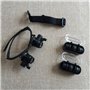 Lunettes jumelles loupes 10x 15x 20x 25x pour réparation de montre Avec éclairage LED