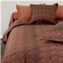 Linnea Taie d'oreiller 65x65 cm Satin de Coton Opera Marron foncé