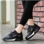 PADGENE Femme Baskets Mode Chaussures Sport Course Sneakers Fitness Gym athlétique Multisports Outdoor Casual,Noir,39 EU