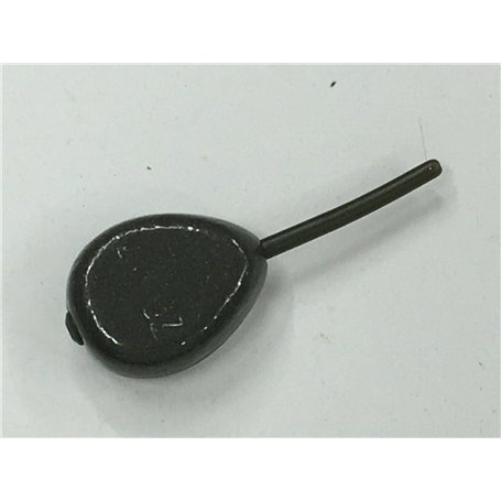 TMC Lot de 10 plombs de pêche plats en forme de poire 85 g