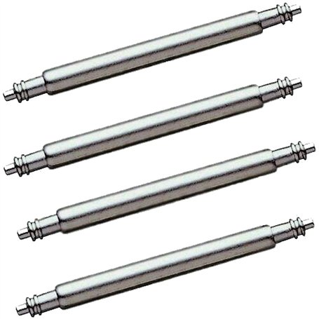 Eichmüller Lot de 4 24 mm Acier Inoxydable Barrettes 1