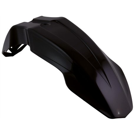 IUSOT Racetech Garde-boue avant universel Motocyclette Acier inoxydable Noir front
