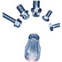 Würth 096511 23 Clé à Douille 1/4" Multi Assortiment de Mini, Noir