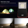 LE Projecteur LED 700 Lumen USB Rechargeable 10W, Portable, 5400mAh Fonction de Batterie Externe, 3 Modes, Etanche pour Extérieu