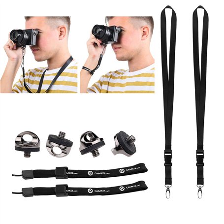 CAMKIX Ensemble de 4 vis de trépied à Installation Rapide de caméra