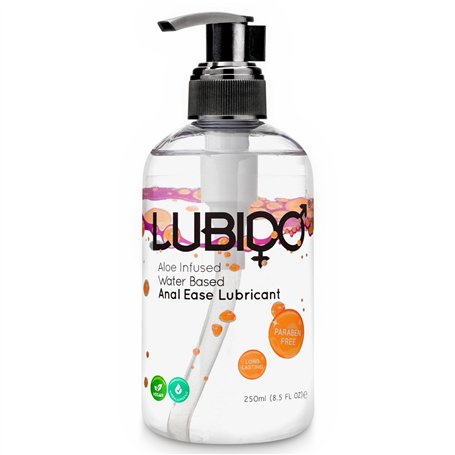 Lubido Gel Lubrifiant Anal Facile à Base d'Eau Infusée d'Aloès – 250ml
