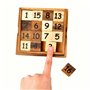 Logica Jeux Art. Taquin - Casse-Tête Mathématique en Bois Précieux - 2 Jeux en 1 - Difficulté: 2/6 Moyen+4/6 Extreme - Version d