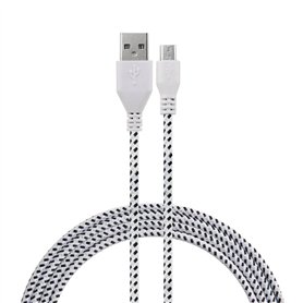 Cable USB micro GOTO Design 1M en nylon tressé pour smartphones android
