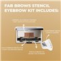 Fab Brows Beautiful Brows FAB BROWS KIT DUO - BRUN CLAIR & BRUN MOYEN - Light Brown & Medium Brown