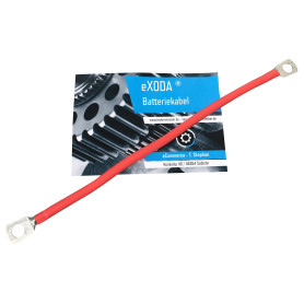 eXODA câble de batterie 70 mm² 50cm cosse M10 rouge - Câble automobile et moto de qualité avec 99 pour cent de cuivre pour perfo