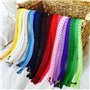 Yeqin (TM) Lot de 20 fermetures éclair en dentelle - Couleurs aléatoires - 30 cm - Finition en nylon - Pour confection de robes 