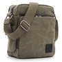 Outreo Sac bandoulière Homme Sac Besace Vintage Petit Porté épaule Sac en Toile Sacoche de Voyage pour école Université Cours Tr
