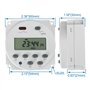 Baomain CN101A 24 V DC/AC Numérique LCD Alimentation Programmable Minuterie Minuterie Interrupteur Relais 16A