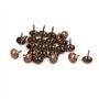 sourcing map Clou Tapissier 7/16 Pouce Diamètre Rond Tête Punaise Décoratif Punaise Clou Ameublement 25Pcs