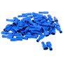 Create idea 100pcs Bleu Cosse Electrique plates Connecteurs Isolées à Sertir femelle 6.3mm Assortiment sertissage