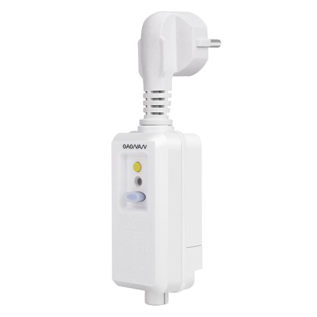 OAONAN Disjoncteurs Adaptateur Différentiel RCD Plug 16 Amp Pour Appareils Ménagers et Outils - Blanc