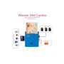 Woxter PE26-146 Intérieur Bleu lecteur de cartes à puce - lecteurs de cartes à puce (USB 2.0, Windows 10 Education, Windows 10 E