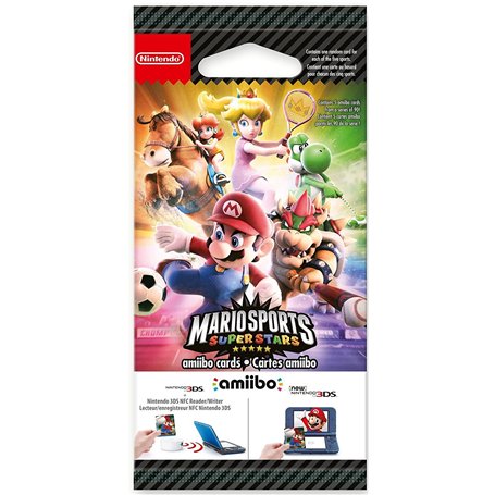 Pack de 5 cartes Mario Sports Superstars (contient une carte au hasard pour chacun des 5 sports)