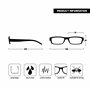 La Société Lunettes De Lecture Pourpre & Rose Écaille Léger Lecteurs Valeur Pack 2 Hommes Femmes RR32-54 +2,00