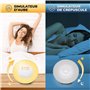 Réveil Lumineux - Simulateur d'aube - Avec Option Afficheur Eteint - Vivez des Matins Plus Zen - Reveil Lumière Progressive (TL-