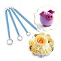 4Pcs Outils De Modelage De Balle En Acier Inoxydable Décoration Moulage De Gâteau Argile Modélisation Kit