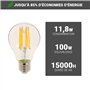 Xanlite Ampoule LED E27 Vintage A67 Retro - Vintage Angle D'Éclairage 320° - 10,6W - Filament 1521 Lm - Lumière Blanc Chaud - RF