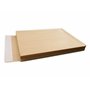 Lot de 25 enveloppes - pochettes à soufflet C4 229 X 324 + 30 MM papier kraft marron ecru 120g fermeture bande adhésive autocoll