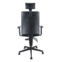 Piqueras Y Crespo (PIQU7) Chaise de Bureau avec Appui-tête Lezuza P&C Noir