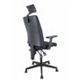 Piqueras Y Crespo (PIQU7) Chaise de Bureau avec Appui-tête Lezuza P&C Noir