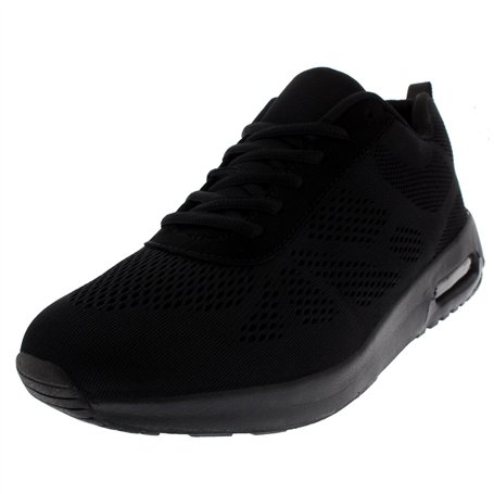 Get Fit Amorti Marche Sports Gym Léger Athlétique Baskets Homme - Noir/Noir - EU 44