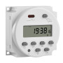 Heschen Commutateur de Relais de minuterie programmable hebdomadaire de Puissance LCD numérique CN101A DC 24V 16A SPST