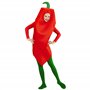 WIDMANN "CHILI PEPPER" (costume) - (One Size Fits Most Adult), Rouge/Vert