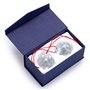 SUMNACON 2X 50mm Boules Cristal à Facette,Boule Prisme Fengshui Boule, Dia-50mm,Bonheur Boule avec Boîte pour Cadeau,Décoration