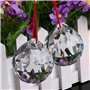 SUMNACON 2X 50mm Boules Cristal à Facette,Boule Prisme Fengshui Boule, Dia-50mm,Bonheur Boule avec Boîte pour Cadeau,Décoration