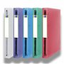 OXFORD Classeur 2nd Life A4XL Dos 40mm 4 Anneaux Ronds Couverture Polypro Coloris Assortis