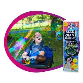 Dr Zigs Sensory Play Bubbles - Kits de Bulles géantes pour Enfants étonnants, concentré Non Toxique pour l'Autisme Dr Zigs Sensory Play Bubbles - Kits de Bulles géantes pour Enfants étonnants