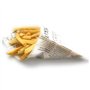 Kerafactum Lot de 20 Cornet frite Cornet Papier étanches à la graisse Papier Frites pour frite fish et chips Cornet de Frites mo