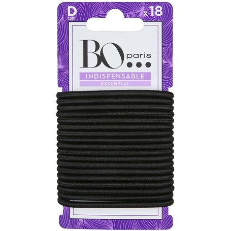 BO...PARIS Elastiques cheveux Unisex Polyester 18 unité (Lot de 1) nc HAIR_TIE