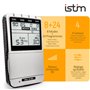 iStim EV-805 Électrostimulateur TENS & EMS – Appareil Digital 4 Canaux avec 16 Électrodes Réutilisables pour Douleur, Rééducatio