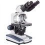 AmScope Microscope de laboratoire à LED 40X-2500X avec 50 lames vierges