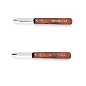 Lot de 2 Eplucheur Nogent 1 Tranchant Bois 3 etoile - Cuisine France Inox Legume - 001 Lot de 2 Eplucheur Nogent 1 Tranchant Bois 3 etoile - Cuisine France Inox Legume - 001