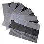 ISIYINER Sets de Table,Placemats Set Lot de 6 Lavables PVC Tapis de Table Antidérapantes Résistant à la Chaleur pour Dîner Cuisi